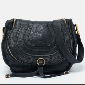 Chloe Black Leather Shoulder Bag